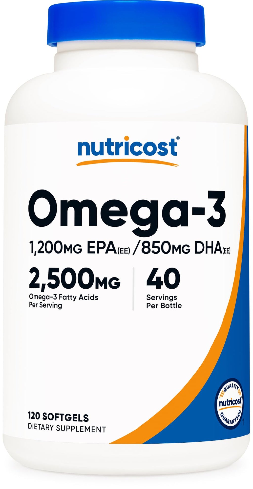 Omega 3 Aceite de Pescado - Nutricost 2500mg