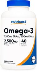 Omega 3 Aceite de Pescado - Nutricost 2500mg