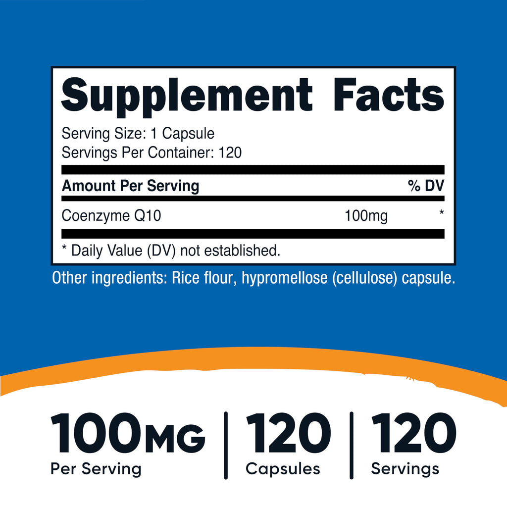 Coenzima Q10 Alta Absorción - Nutricost