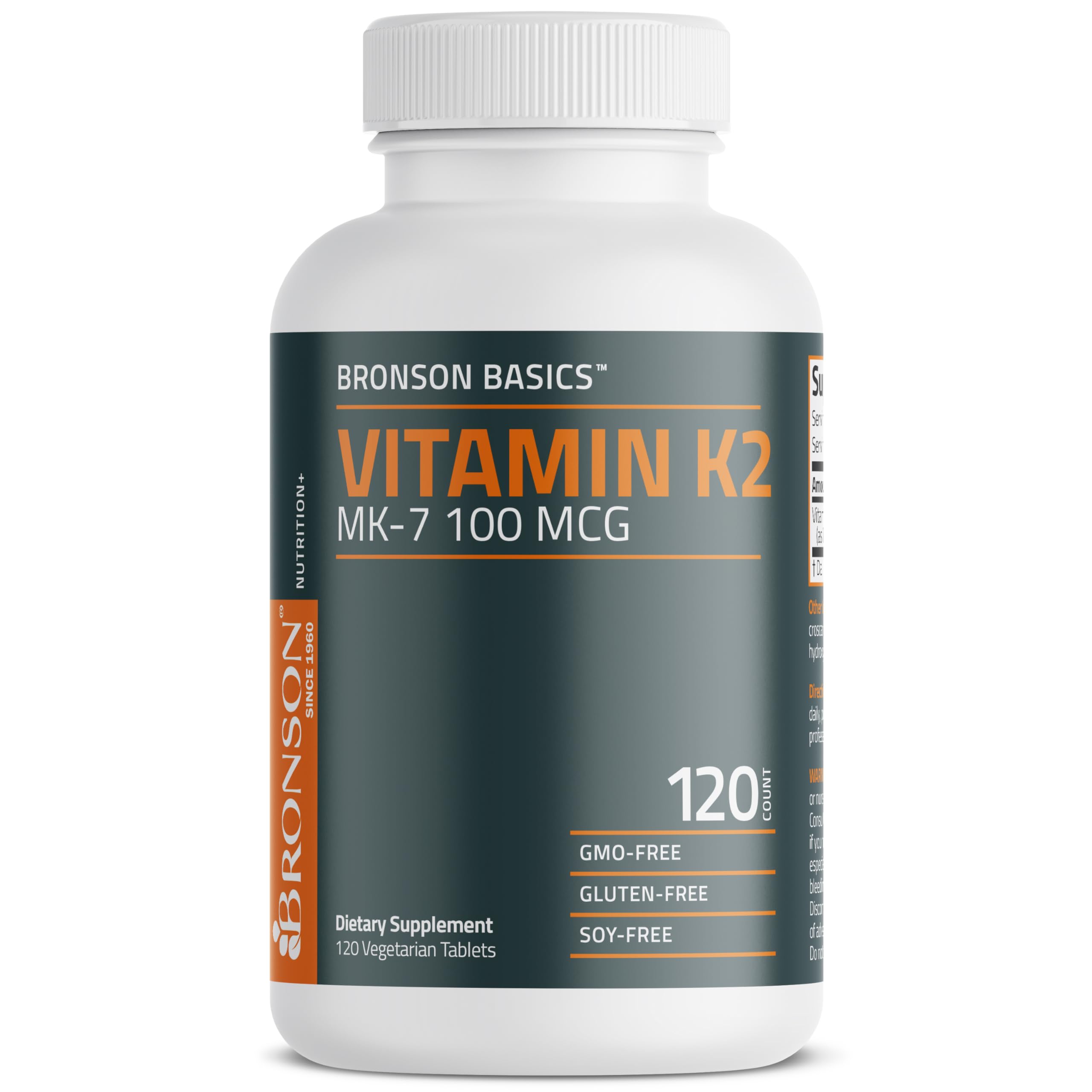 Vitamina K2 MK-7 100mcg - Bronson