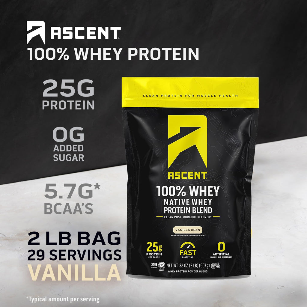 Proteína Whey en Polvo - Ascent (100% Whey Protein)
