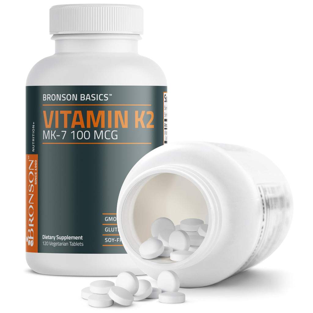 Vitamina K2 MK-7 100mcg - Bronson