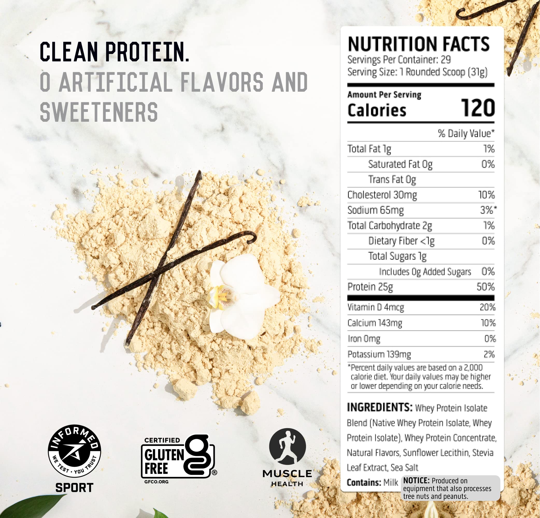Proteína Whey en Polvo - Ascent (100% Whey Protein)